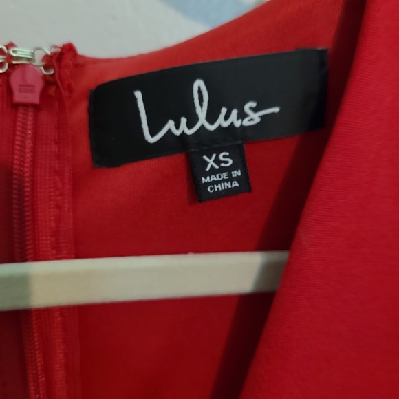 Red Bodycon Dress- Lulus - Picture 3 of 4